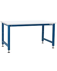 Adams Series Workbench Electric Hydraulic Lift with Formica™ Laminate Top and Square Cut Edge