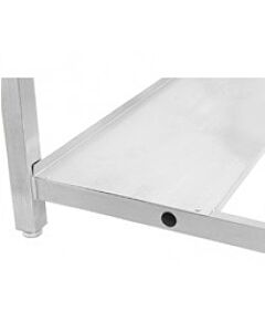 Electropolished Bottom Shelves - Square Cut Edges 