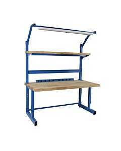 Dewey Series Complete Workbench Set with Oiled Butcher Block 1-3/4" Top.