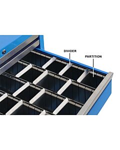 4 Partitions & 12 Dividers Set