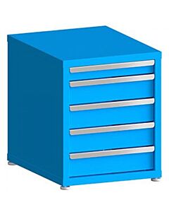 130# Capacity Drawer Cabinet, 3",5",5",5",5" drawers, 27" H x 22" W x 28" D