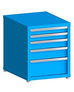 130# Capacity Drawer Cabinet, 3",3",4",5",8" drawers, 27" H x 22" W x 28" D