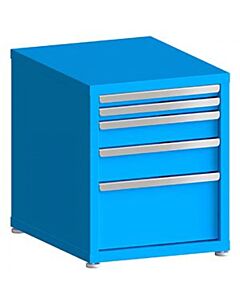 130# Capacity Drawer Cabinet, 2",2",4",5",10" drawers, 27" H x 22" W x 28" D