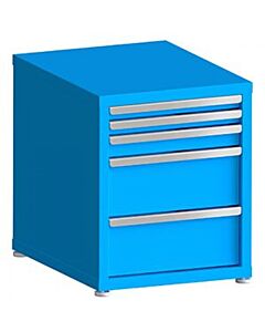 130# Capacity Drawer Cabinet, 2",2",3",8",8" drawers, 27" H x 22" W x 28" D