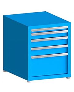 130# Capacity Drawer Cabinet, 2",3",4",4",10" drawers, 27" H x 22" W x 28" D