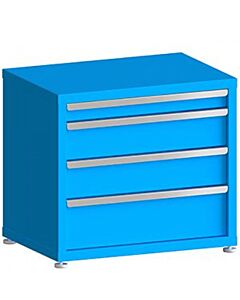 130# Capacity Drawer Cabinet, 3",6",6",8" Drawers, 27" H x 30" W x 21" D