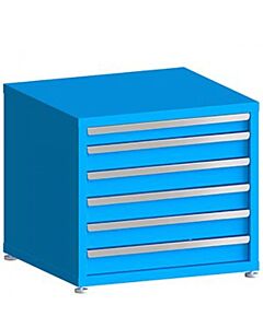 130# Capacity Drawer Cabinet, 3",4",4",4",4",4" drawers, 27" H x 30" W x 28" D