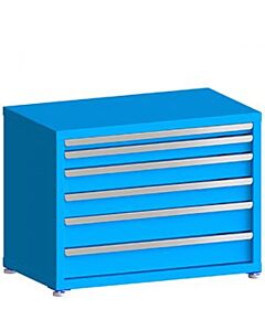 130# Capacity Drawer Cabinet, 2",3",4",4",5",5" drawers, 27" H x 36" W x 21" D