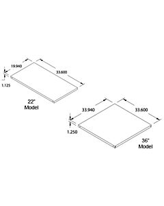 Adjustable Flat Shelf