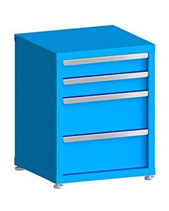 200# Capacity Drawer Cabinet, 4",4",8",8" drawers, 28" H x 22" W x 21" D