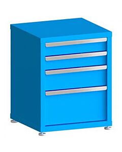130# Capacity Drawer Cabinet, 4",4",6",10" Drawers, 28" H x 22" W x 21" D