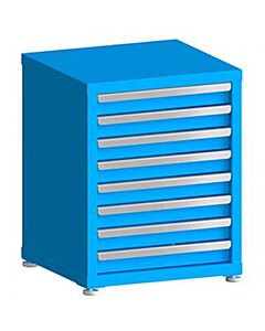 130# Capacity Drawer Cabinet, 3",3",3",3",3",3",3",3" drawers, 28" H x 22" W x 21" D