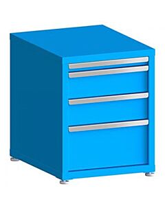 130# Capacity Drawer Cabinet, 2",6",6",10" Drawers, 28" H x 22" W x 28" D