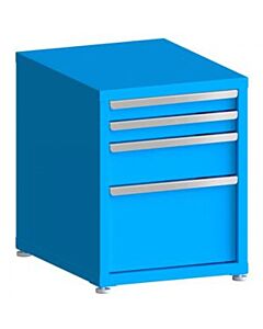 130# Capacity Drawer Cabinet, 3",3",6",12" Drawers, 28" H x 22" W x 28" D