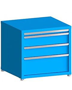 130# Capacity Drawer Cabinet, 2",6",6",10" Drawers, 28" H x 30" W x 28" D