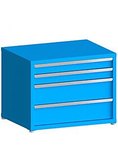 130# Capacity Drawer Cabinet, 4",4",8",8" Drawers, 28" H x 36" W x 21" D