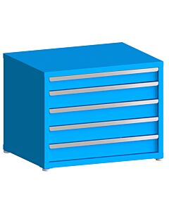 200# Capacity Drawer Cabinet, 4",5",5",5",5" drawers, 28" H x 36" W x 21" D