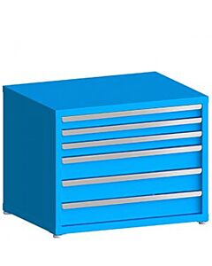 130# Capacity Drawer Cabinet, 3",3",3",5",5",5" drawers, 28" H x 36" W x 21" D