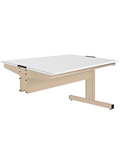 Grant Series Double Sided Add-on Bench with Formicaâ„¢ Laminate Top, 36" D x 72" L x 30" H