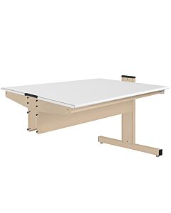 Grant Series Double Sided Add-on Bench with LisStatâ„¢ ESD Static Control Laminate Top, 36" D x 72" L x 32" H