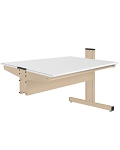 Grant Series Double Sided Add-on Bench with LisStatâ„¢ ESD Static Control Laminate Top, 24" D x 60" L x 36" H
