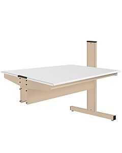 Grant Series Double Sided Add-on Bench with Formicaâ„¢ Laminate Top, 36" D x 72" L x 46" H