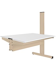 Grant Series Double Sided Add-on Bench with Formicaâ„¢ Laminate Top, 36" D x 48" L x 60" H