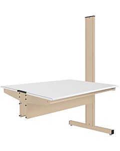 Grant Series Double Sided Add-on Bench with LisStatâ„¢ ESD Static Control Laminate Top, 36" D x 60" L x 72" H