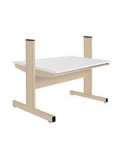 Grant Series Double Sided Starter Bench with LisStatâ„¢ ESD Static Control Laminate Top, 24" D x 48" L x 46" H