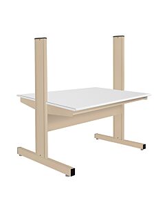 Grant Series Double Sided Starter Bench with Formicaâ„¢ Laminate Top, 36" D x 72" L x 60" H