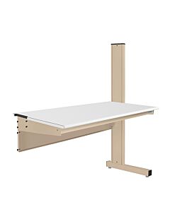 Grant Series Single Sided Add-on Bench with LisStatâ„¢ ESD Static Control Laminate Top, 36" D x 60" L x 56" H