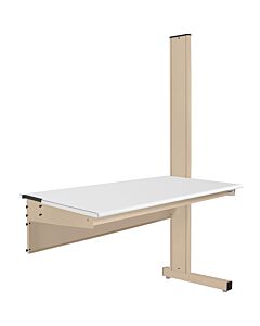 Grant Series Single Sided Add-on Bench with LisStatâ„¢ ESD Static Control Laminate Top, 30" D x 72" L x 72" H