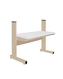 Grant Series Single Sided Starter Bench with LisStatâ„¢ ESD Static Control Laminate Top, 36" D x 48" L x 46" H