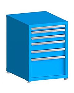 130# Capacity Drawer Cabinet, 2",3",3",4",4",10" drawers, 30" H x 22" W x 28" D