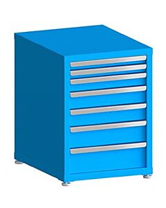 130# Capacity Drawer Cabinet, 2",2",3",4",4",5",6" drawers, 30" H x 22" W x 28" D