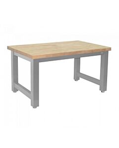 Harding Series Workbench - Extreme Heavy Duty with 1 3/4" Thick Top Solid Oiled Butcher Block.
