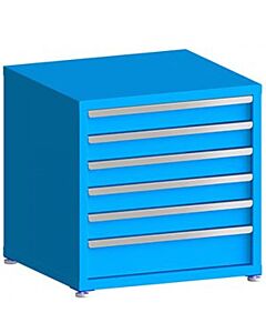 130# Capacity Drawer Cabinet, 4",4",4",4",4",6" drawers, 30" H x 30" W x 28" D