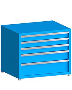 130# Capacity Drawer Cabinet, 4",4",4",6",8" drawers, 30" H x 36" W x 21" D