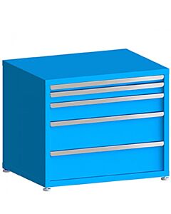 130# Capacity Drawer Cabinet, 2",3",5",8",8" drawers, 30" H x 36" W x 21" D