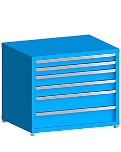 130# Capacity Drawer Cabinet, 3",3",4",4",6",6" drawers, 30" H x 36" W x 21" D