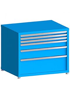 130# Capacity Drawer Cabinet, 2",2",2",4",6",10" drawers, 30" H x 36" W x 21" D