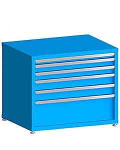 130# Capacity Drawer Cabinet, 2",3",3",4",4",10" drawers, 30" H x 36" W x 21" D
