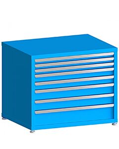 130# Capacity Drawer Cabinet, 2",2",2",3",3",4",4",6" drawers, 30" H x 36" W x 21" D
