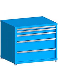 130# Capacity Drawer Cabinet, 2",3",5",8",8" drawers, 30" H x 36" W x 28" D