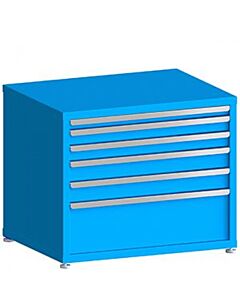130# Capacity Drawer Cabinet, 2",3",3",4",4",10" drawers, 30" H x 36" W x 28" D