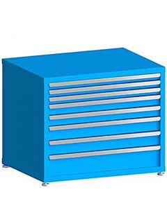130# Capacity Drawer Cabinet, 2",2",2",3",3",4",4",6" drawers, 30" H x 36" W x 28" D