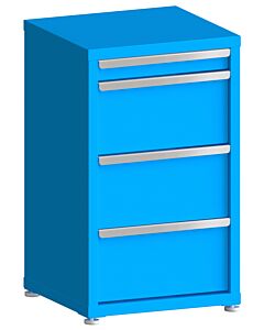 130# Capacity Drawer Cabinet, 3",10",10",10" drawers, 37" H x 22" W x 21" D