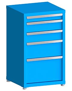 130# Capacity Drawer Cabinet, 3",5",5",8",12" drawers, 37" H x 22" W x 21" D