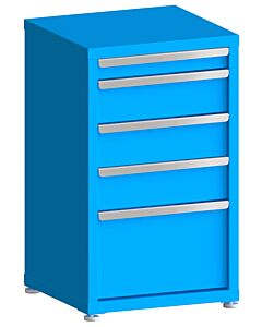 130# Capacity Drawer Cabinet, 3",6",6",6",12" drawers, 37" H x 22" W x 21" D