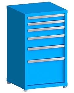 130# Capacity Drawer Cabinet, 3",3",4",5",6",12" drawers, 37" H x 22" W x 21" D